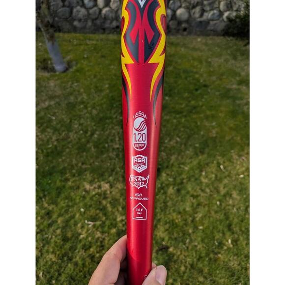 Worth Mayhem WCNMAY 34” 27 Oz Orange Red Softball Bat Single Wall 2 1/4" Dia - Picture 3 of 7